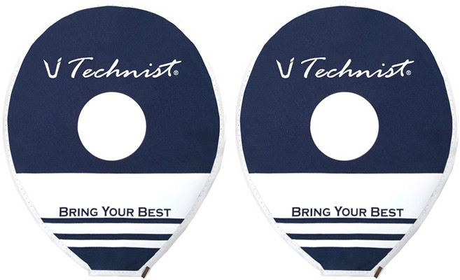 테크니스트 2026 배드민턴 라켓 헤드커버, 네이비, 2개