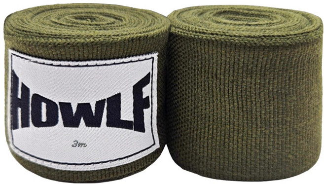 하울프 멕시칸 스타일 복싱 핸드랩, 올리브, 2개