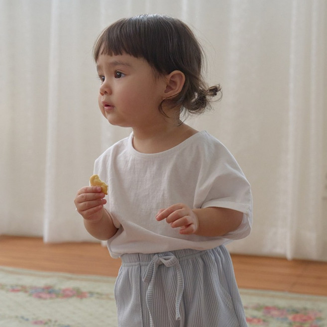 베베나인 베이직 박시 티셔츠