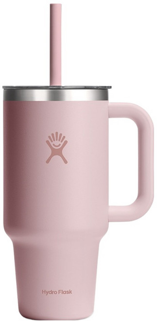 하이드로플라스크 올어라운드 트래블텀블러, 트릴리움 핑크 뉴 클리어 리드, 946ml, 1개