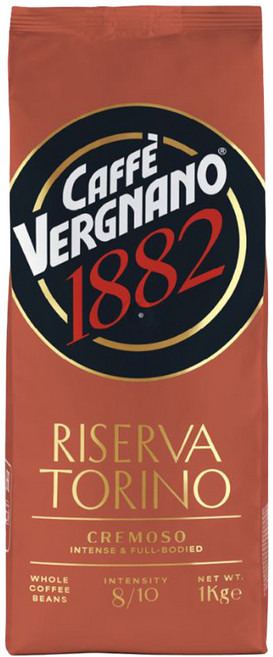 caffevergnano 1882 紅爵咖啡豆 Cremoso #938, 1kg, 1個, 全豆咖啡（未研磨）