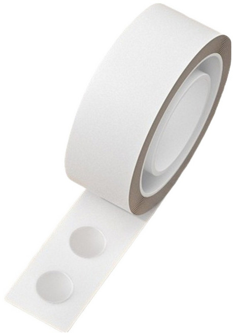 쏘블랑 원형 양면 투명 스티커 100p, 1개