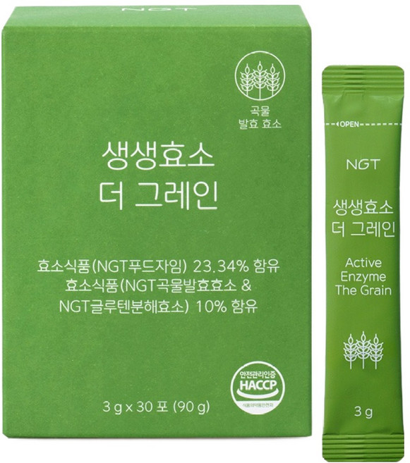 네츄럴굿띵스 생생효소 더 그레인 30p, 1개, 90g