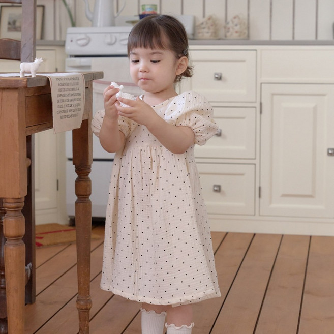 베베나인 리안 도트 원피스