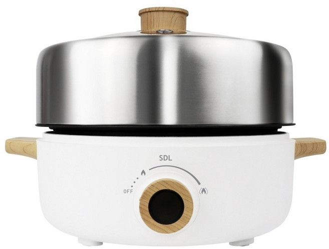 SDL 山多力 雙享兩用火烤料理鍋 2.8L, SL-EC3520-W