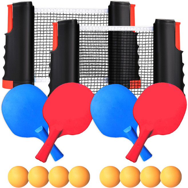 아케이바이 고급형 휴대용 탁구 세트, 2세트