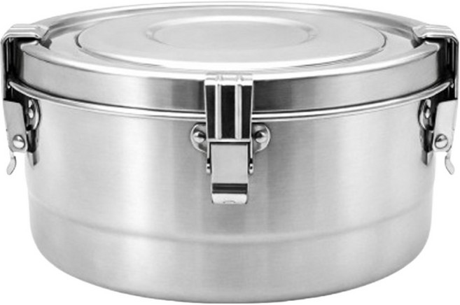 리온주방 올스텐304 원형 반찬통 2호, 1개, 520ml