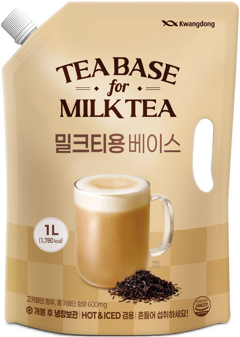 광동제약 밀크티용 베이스, 1L, 1개