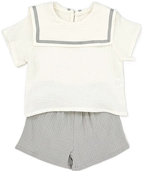 베베나인 마린 스퀘어 상하의 세트