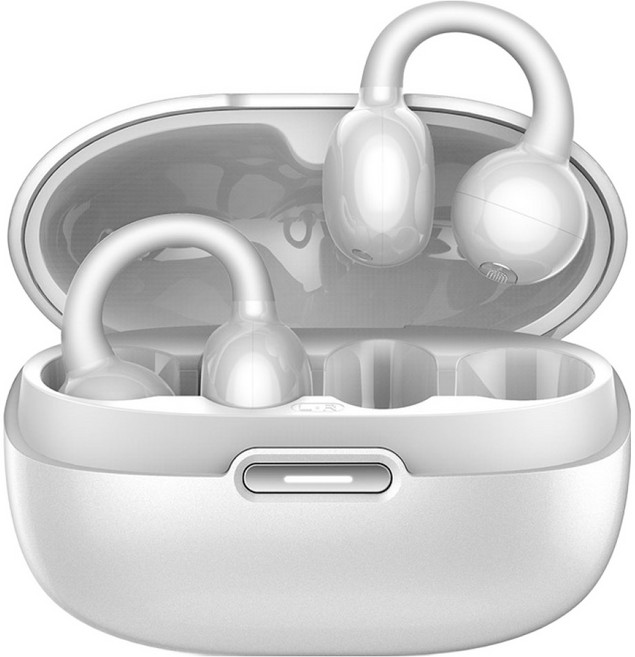 브리츠 러닝 이어커프 오픈형 무선 블루투스 이어폰, 화이트, BZ-CLIP7 PLUS