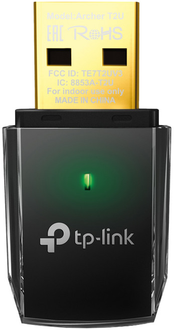 tp-link AC600 USB雙頻無線網卡, 1個, Archer T2U v3