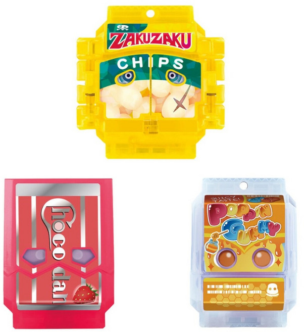 BANDAI 假面騎士GAVV DX菓子獸新發現套組 02, 1套