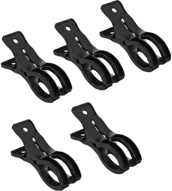 루메테라 다용도 대형 이불 건조 빨래 집게, 블랙, 5개