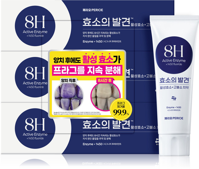 페리오 효소의발견 1450 고불소 치약 시그니처민트 100g, 1개, 3개입