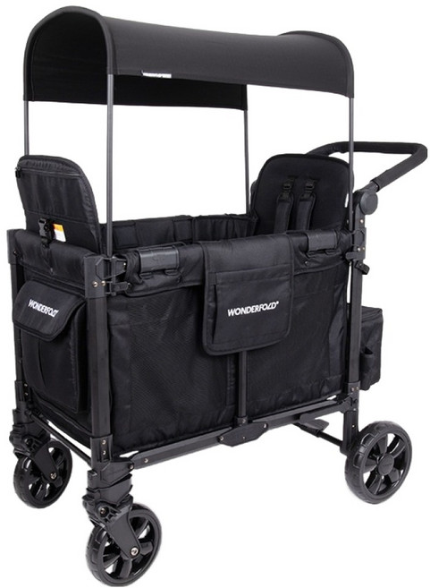 원더폴드 엘리트 프로 유아 웨건 W2, 제트 블랙