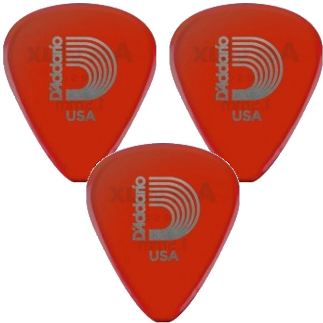 다다리오 393146 아크릴 스탠다드 레소 기타피크 1.5mm 1AR7-03, 3개