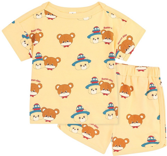 Milk Baby 與朋友一起跳舞 夏季內衣上下套裝