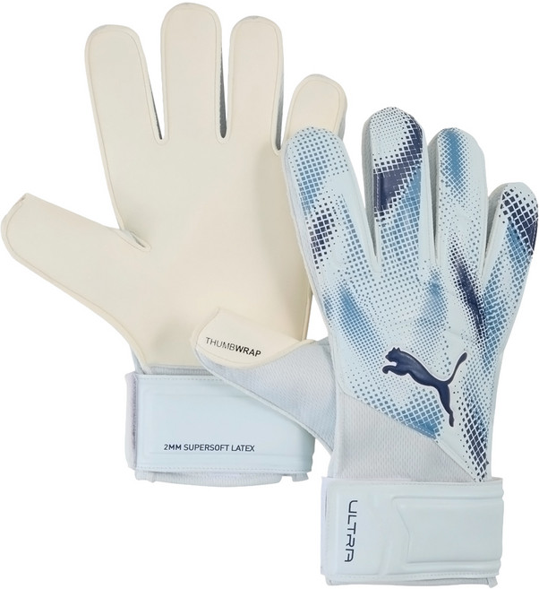 PUMA ULTRA Play RC手套 04208412, 淺藍色, 1套