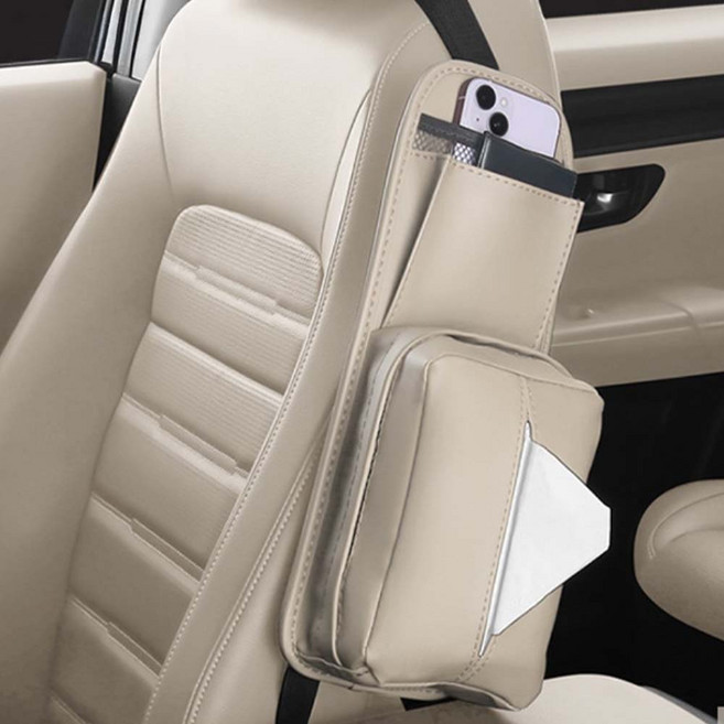 카에버 시트 측면 틈새 수납패드 전차종 호환, 베이지, 1개