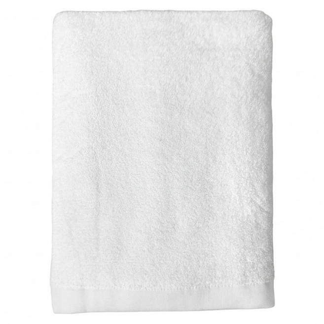 Lin Hua Towels 林花毛巾 16兩加厚款浴巾, 白色, 1個