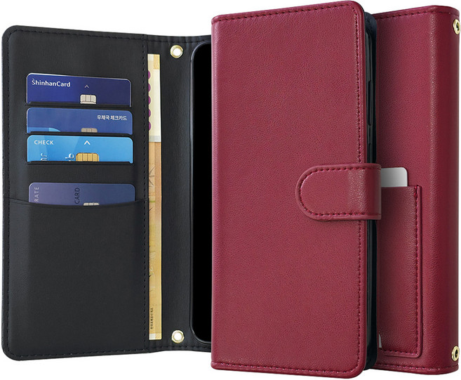 모나프리 에스 백포켓 다이어리 휴대폰 케이스