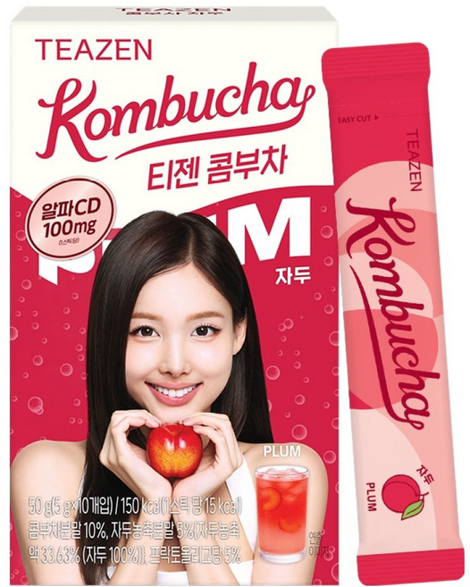 티젠 알파CD 콤부차 자두, 5g, 1개, 10개입