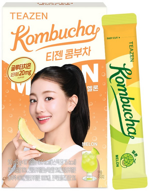 티젠 글루타치온 콤부차 멜론, 1개, 10개입, 5g