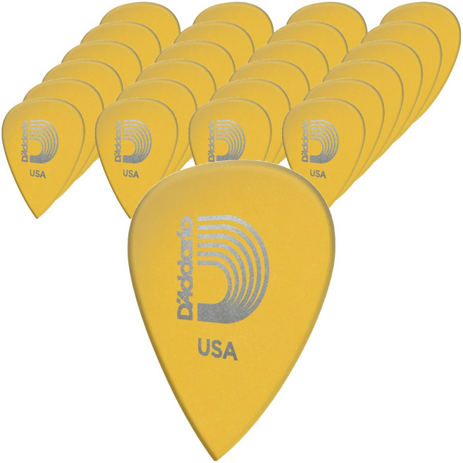 다다리오 듀랄린 프리시전 기타피크 6DYL3 393070, 25개