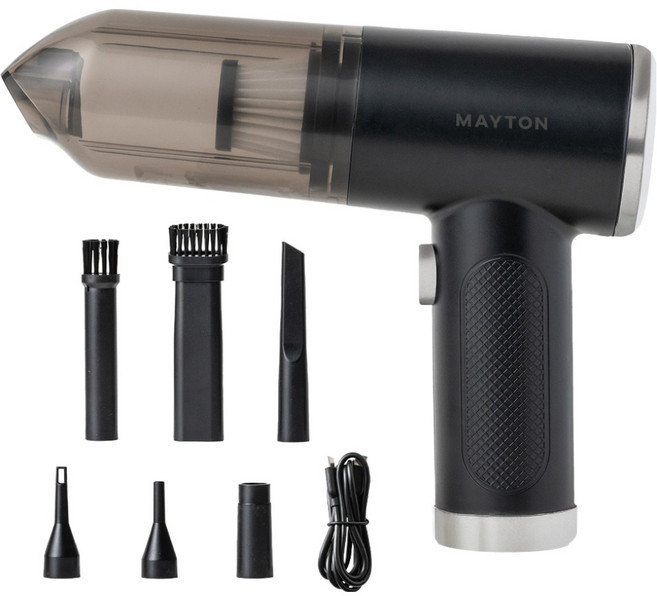 메이튼 차량용 7000PA 무선 진공 에어건 에어라이트 청소기, 블랙, MT100080