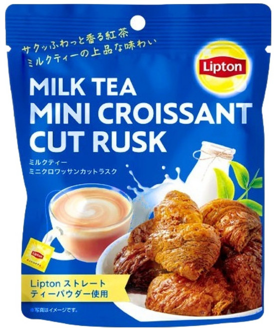 립톤 밀크티 향 미니 러스크, 30g, 1개