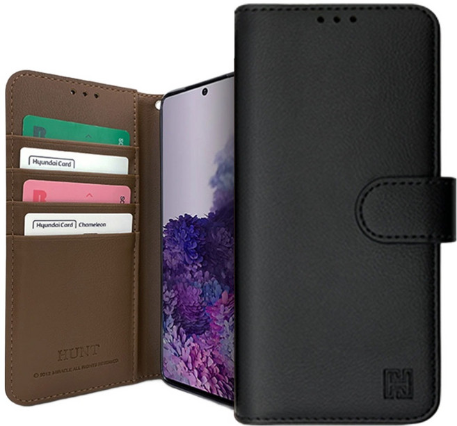 우리미라클 헌트 클레식 백포켓 다이어리형 휴대폰 케이스