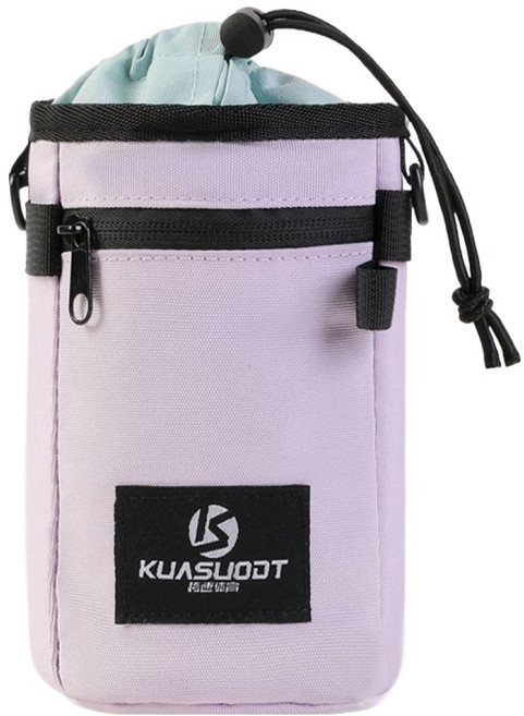 KUASUODT 크로스바이크 헤드튜브 라이딩 보온 슬링백, 퍼플, 1개