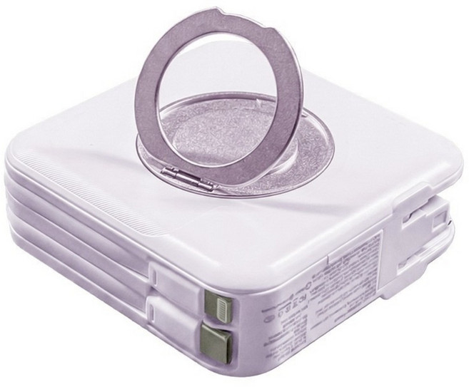 OWEIDA 歐威達 方舟多功能行動電源 Type-C + USB-A + Lightning, 紫色, OW-PB720