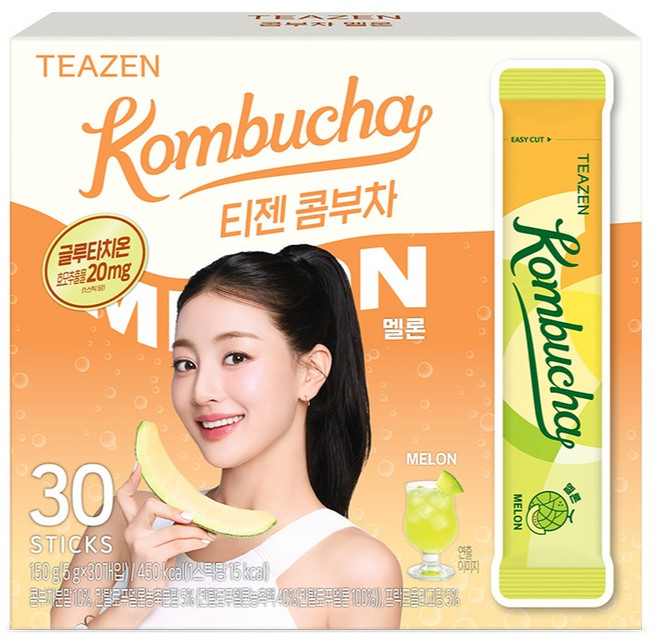 티젠 글루타치온 콤부차 멜론, 1개, 30개입, 5g