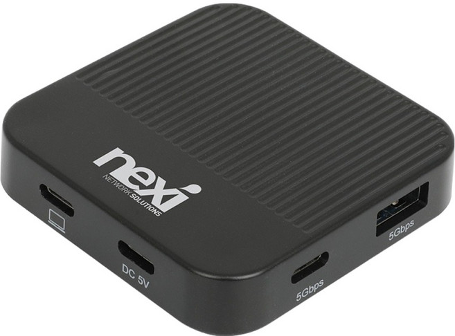 넥시 맥세이프 USB3.1 C타입 4포트 허브 NX-UC3004-MAG