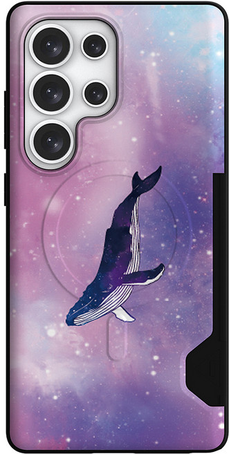 웨이브스튜디오 은하수고래 카드 2장 맥세이프 슬림 범퍼 휴대폰 케이스