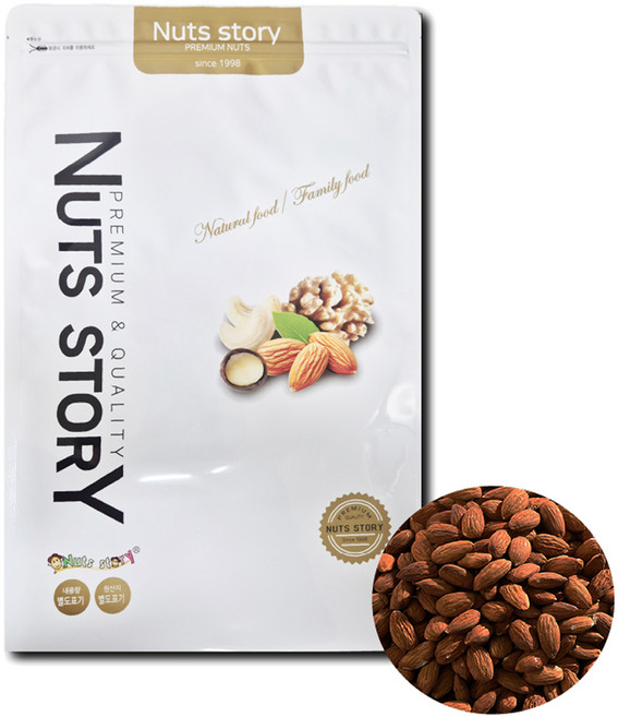 너츠스토리 구운아몬드, 1kg, 1개