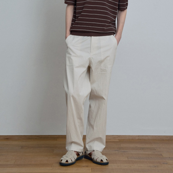 MIND BRIDGE 男士 COUTURE 半寬版工作褲 M1PT3174