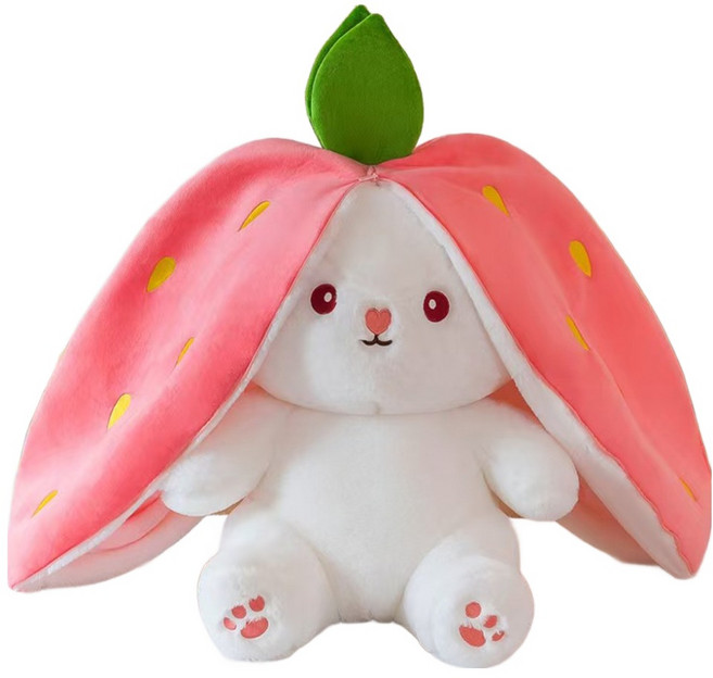 DADALAND 胡蘿蔔裡躲貓貓兔子玩偶, 粉紅色