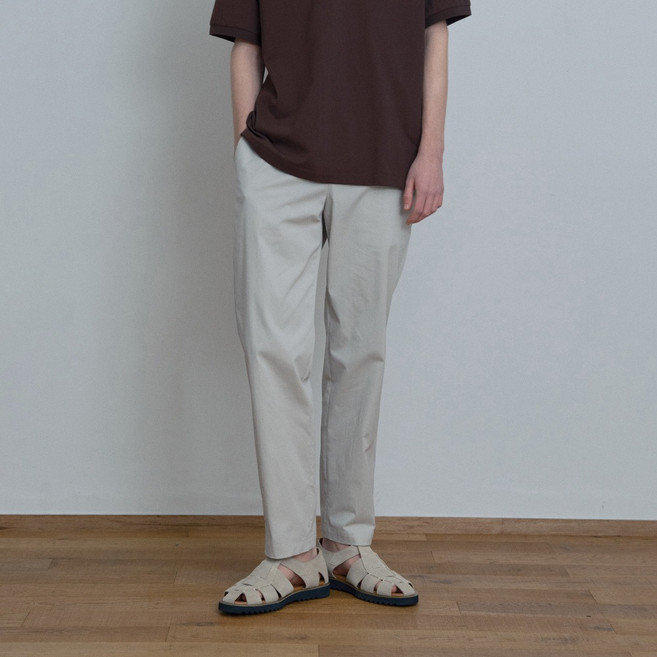 마인드브릿지 남성용 쿨 테이퍼드 쿨 치노 밴딩 팬츠 M1PT3110