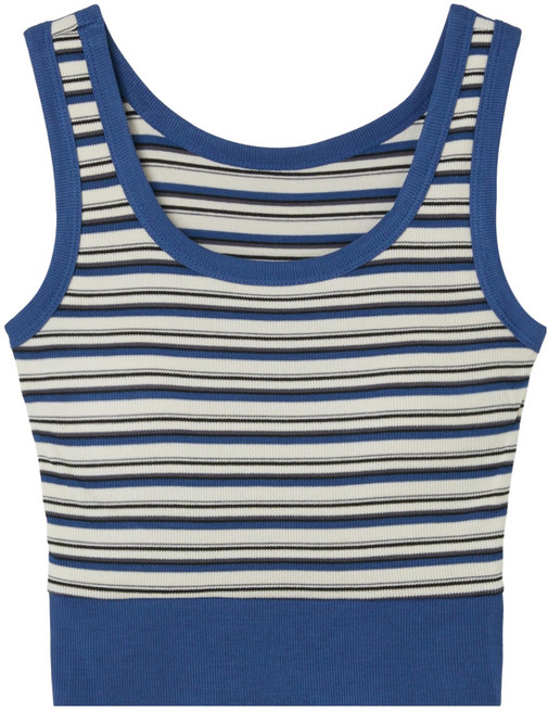 랩LAP 여성용 배색 크롭나시 AS2CTM46