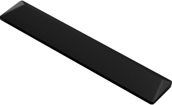 앱코 편해 실리콘 풀배열 키보드 팜레스트 SPW1, 1개, 블랙