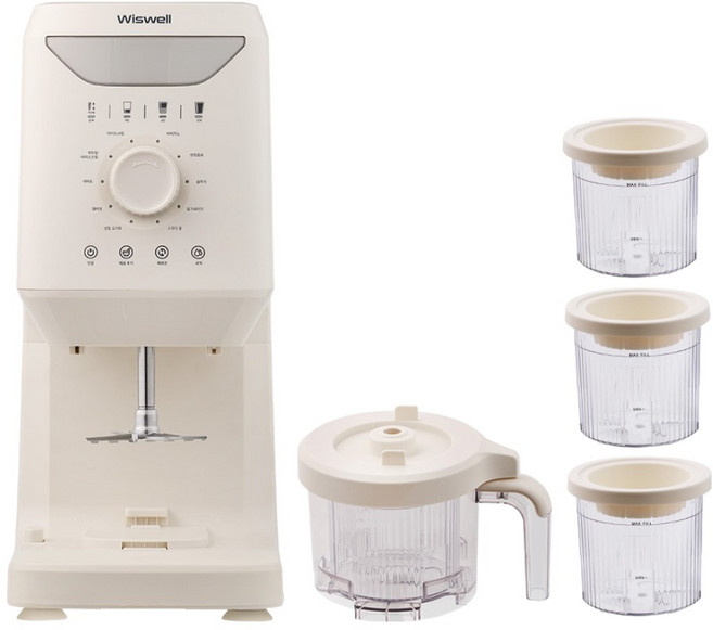 위즈웰 아이스크림 메이커 젤라또 가정용 기계 수제, WIM700