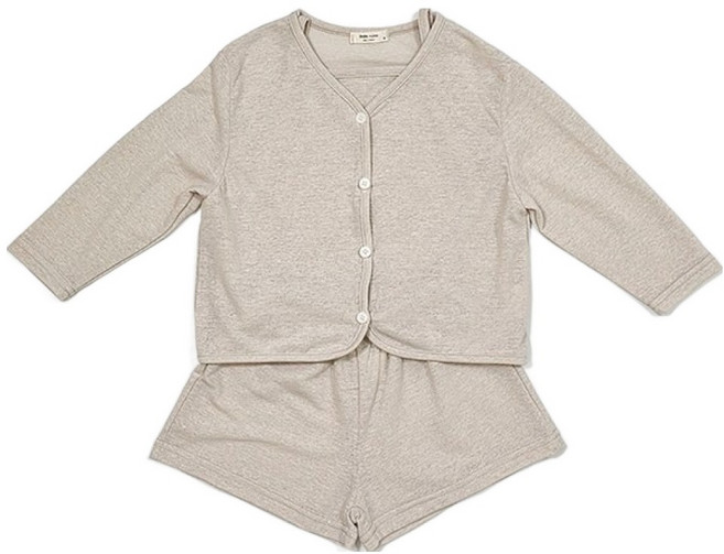 베베나인 데일리 가디건 + 나시 + 팬츠 세트