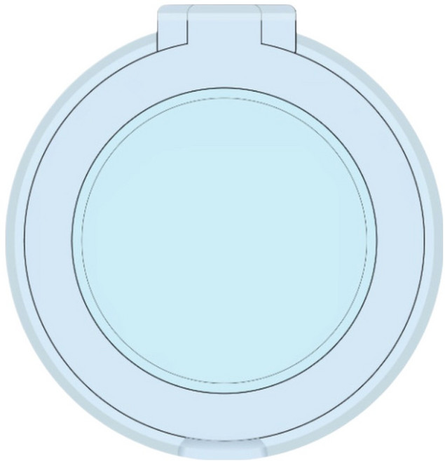 사인포스트 360 회전 거치 부착식 링 스마트톡 6.3 x 6.5 cm, 라이트블루, 1개