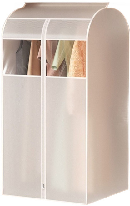 굿무드 행거 먼지차단 이중지퍼 옷커버, 1개, 1개입