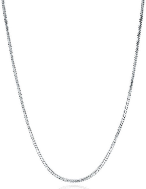 로이드 여성용 실버 925 스파클 스네이크 체인 목걸이 LLNS61145S