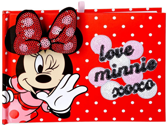 디즈니스토어 미키와친구들 미니마우스 오토그래프 북, 혼합색상, 1개