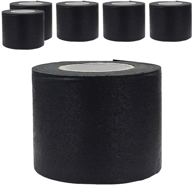 에어컨 냉동 마감 테이프 검정색 25m, 6개