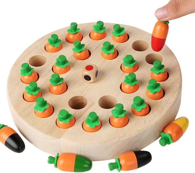 당근 메모리 기억력 가족 체스게임, 1개